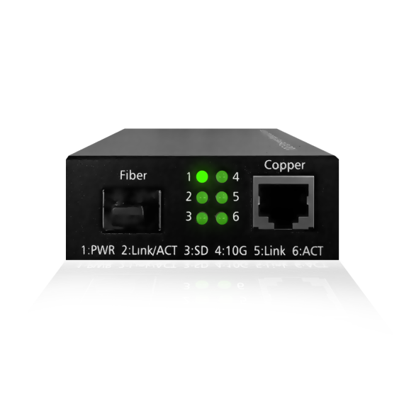 Media Converter - 10Gbps RJ45 to 10Gbps SFP+