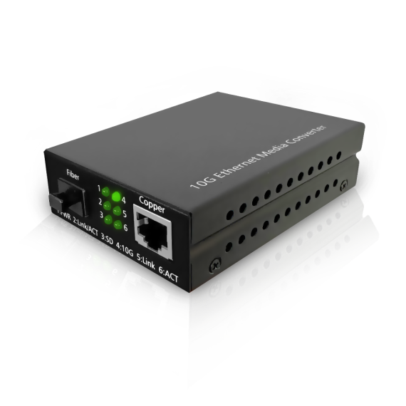 Media Converter - 10Gbps RJ45 to 10Gbps SFP+